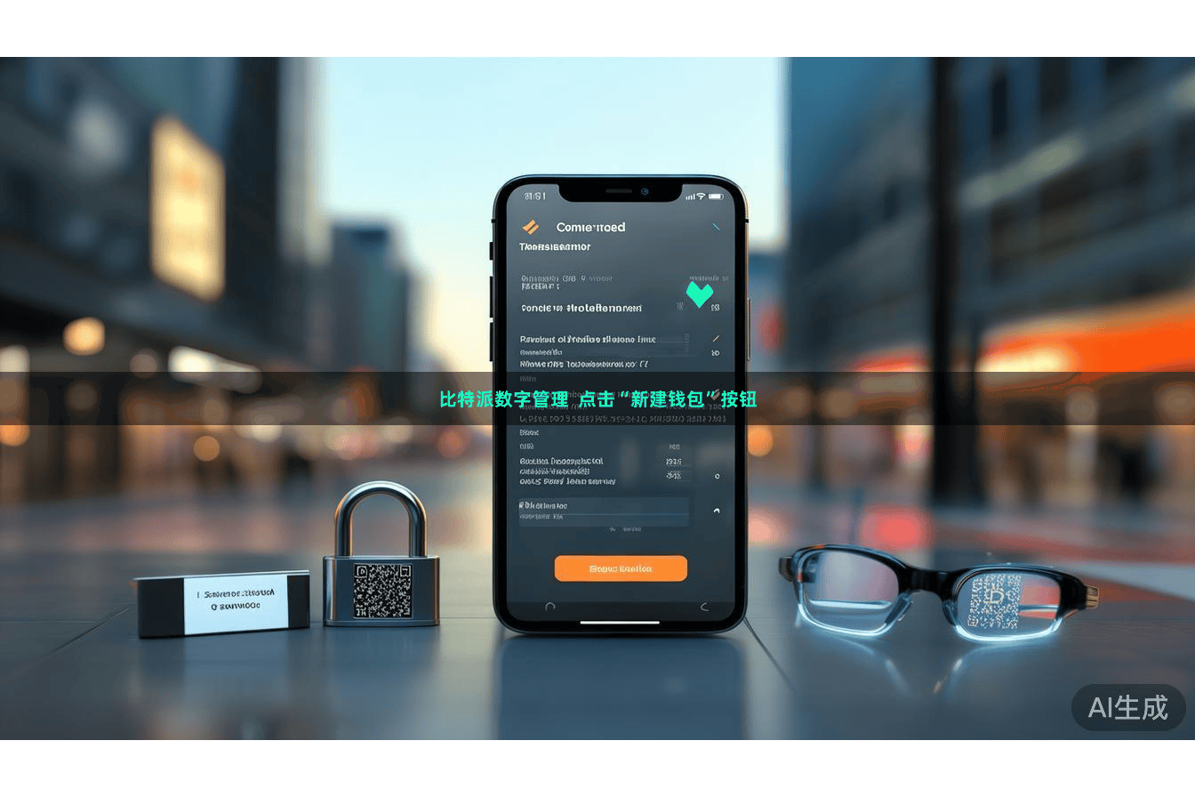 比特派数字管理 点击“新建钱包”按钮