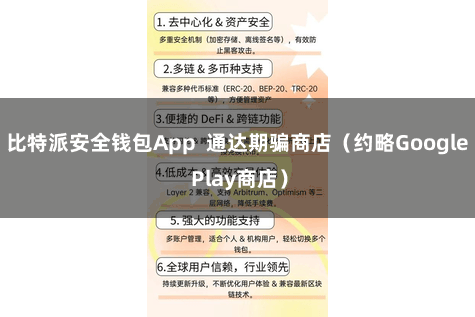 比特派安全钱包App  通达期骗商店（约略Google Play商店）