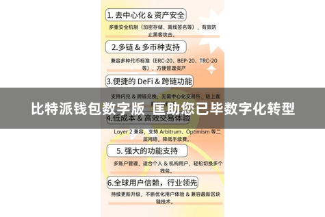 比特派钱包数字版  匡助您已毕数字化转型