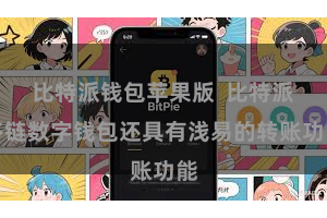 比特派钱包苹果版  比特派多链数字钱包还具有浅易的转账功能
